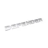 3D Stereo Letters Badge Logo Sticker ABS For Defender Head Hood Nameplate Black Gray Silver Decal Car Styling3941553