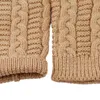 Cinq doigts gants utiles hiver femmes chaud tricot élégant main chauffe-bras crochet tricot fausse laine mitaine sans doigts