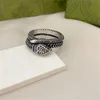 Mens Designer Anelli di fidanzamento per le donne Casual Hip Hop Love Ring Modello di serpente Anelli di moda Ornamenti in argento sterling 925 Gioielli di lusso