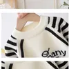 Spring Baby Boys Sweaters 1-6Y Little Kids Long sleeve O-neck Mink fleece Pullovers Fashionable Nice Knitted Bottoming Shirt Y1024