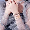 Fashion Watch Women Leisure Style Diamond Dial Waterproof Ladies Quarz Bracelet247H