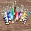 DIY Leere Tube Kugelschreiber Selbstfüllende Schwimmende Glitzer Getrocknete Blume Kristall Stift Kugelschreiber 27 Farbe4715658