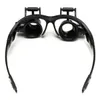 10x 15x 20x 25x Spectacles Glasses LED-lampa Förstoringsglas Loupe Smycken Håll med 8PCs ersättning