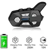 Casque Bluetooth Interphone Motorcycle jusqu'à 2 Riders 1000m Wireless Imperproof Interphone HeadSets4239870