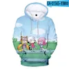 Męskie bluzy bluzy gry Gacha Life Hoodie Bluza damska Unisex 3D Moda Streetwear Boy / Girls Trendy Oversized