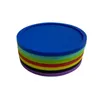 Sottobicchieri in silicone 7Colors Sottobicchieri antiscivolo Compagno di tazza resistente al calore, sottobicchiere morbido per protezione da tavolo Adatto a bicchieri di dimensioni