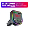 Billaddare Bluetooth 5.0 FM-sändarmodulator MP3-spelare Färgglad LED-displaysats Dubbel USB 3.1A snabbladdare Biltillbehör