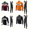 Morvelo Team Fietsen Lange Mouwen Jersey Bib Broek Sets Ropa Ciclismo Kleding MTB Bike Uniform Mannen Kleding U121705