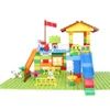 Crianças diy jogo criativo edifício brinquedos crianças tijolos blocos educacional presente