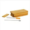 102 mm langes Bambus-Zigarettenetui mit kreativem Schiebedeckel und integrierter Metallnadel für einfache Reinigung