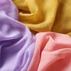 Foulards en coton 17 couleurs châle à carreaux femmes occasionnels dames foulards en gros grande et petite boule de fourrure
