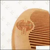 Haarbürsten Pflege Styling Werkzeuge Produkte MOQ 50 PCS Holzkamm benutzerdefinierte logo handgemachte bart kämme maßgeschneiderte laser gravierte natürliche hölzerne bR