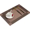 30*45cm Anti-skid And Heat-insulation PVC Placemat For Dining Table Non-slip Table Mat Kitchen Accessories Mat Pad Drink Wine LLD11988