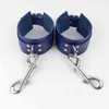 NXY Adult toys Hot Sexy Adult PU Leather Handcuffs Ankle Cuff Bdsm Bondage Restraint Equipment Sex Toys for Couples 18+ Erotic Accessories 1202