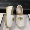 Espadrillas firmate di marca di alta qualità in vera pelle Suole spesse scarpe di tela da donna Piattaforma moda appartamenti Plus Size 35-41 KMJ0002