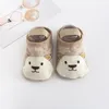 Lindo zorro oso animales patrón calcetines de bebé dibujos animados antideslizante suave calcetín recién nacido para niño niña niño calcetines de piso 20220304 H1