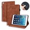 Court Floral Court Floral PU PU Couro Capas De Tablet Avançadas Business Flip Stand Capa protetora para iPad 12.9 10.5 9.7 Mini 1/2/3/4/5/6 Galaxy T870 T875 T970 T975