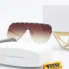 2023 Personality Men Sunglasses One-piece Lens Toad Mirror Rivet Decoration Simple Goggles Modern Fashion Trendy Street Shooting Women Sun