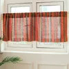 Shower Curtains Delicate Tassel Half Curtain Window Short Blackout For Home 5023 Q2