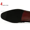 Mocassini da uomo in stile europeo in vera pelle marrone nero scarpe eleganti da uomo banchetti per feste di nozze slip on scarpe oxford da uomo