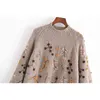 est women knitted sweater winter good quality winter thick long sleeve female pullovers casual tops 210812
