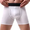 underpants 남자의 긴 권투 선수 속옷 섹시한 U 볼록한 boxershorts 남자 스포츠 반바지 다리 플러스 크기 5xl 남성 팬티