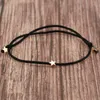 Linkketen topkwaliteit koper liefde hart ster kroon armband mannen rood touw draad verstelbare armbanden dames paar vriendschap kent22