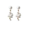 INS Französisch Exquisite Größe Nachahmung Perle Trauben Cluster Form Ohrringe Weibliche Koreanische Temperament Temperament Design Ohrringe6682240