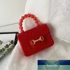새로운 귀여운 작은 화려한 젤 백 PVC 악어 패턴 진주 체인 립스틱 팩 남동부 아시아 소녀 미니 가방