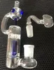 Kleine Bong-Wasserpfeifen, Wasserpfeifen, dicke Glaswasserbongs, Perkolator-Wasserpfeifen, Recycler-Dab-Rigs mit 14-mm-Banger