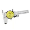 Shahe 6 '' Dial Caliper 0,01 mm Shock-Proof Stainless Steel Vernier Dial Caliper Gauge Micrometer 210922