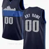 Gedrukt Custom DIY Design Basketbal Jerseys Customization Team Uniformen Print Personalized Letters Naam en nummer Mens Dames Kids Jeugd Dallas010