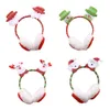 Creative headbands cute desenhos animados inverno orelha aquecedor engrossar quente proteção de ouvido natal adulto crianças amacuffers