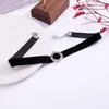 Choker Chokers Black Red Short Velvet for Simulated Pearl Geometric Round Square Heart Necklaces Neck Jewelry Collares Collier Bloo22