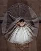 Bir Omuz Shinning Balo Gelinlik Boncuk Gelinlikler Pullu Dantel Vestido De Novia