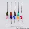 Partihandel 14G-25G W / ISO Standard Dispensing Needles PP Luer Lock Hub 1,5 tums rörlängd Precision S.S. Dispense Blunt Tips10000PCS / Lot