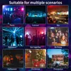 Bluetooth RGB Light Up LED Maske Masquerade Oyuncaklar Programlanabilir DIY Resim Animasyon Metin Cadılar Bayramı Noel Karnaval Kostüm Partisi Oyunu Çocuk Maskeleri Deco Hediye