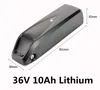 Li-ion portable rechargeable lithium battery pack 36V 10Ah for electric bike bicycle e-bike mountain bike fat bike+charger