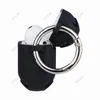 För AirPods Pro 3 2 1 Hörlurfodral Trådlöst Bluetooth Headset Luftpåsar Armour Headphone Shell Protective Cover Anti-Drop med anti-Lost Metal Hook