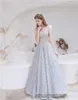 Nowa seksowna księżniczka wysokiej szyi kryształ koronki A-line Formalne suknie wieczorowe 2021 Frezowanie Ruffles Długość Długość Koktajl Prom Party Suknie 11