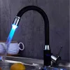 Rubinetto a LED Streamer Light 7 Colore Lighting per interni Lighting Dimellente Sensore Doccia Doccia Temperatura del bagno Accessori da cucina