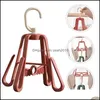 Hangers Clothing Housekee Organization Gardenhangers & Racks 2Pcs Mti-Function Shoes Drying Rack Balcony Shelf Home Hanger Red Drop Delivery