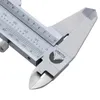 Vernier Chiniper 0-150 / 200/00mm 1 / 1000IN микрометр дюйма / метрическая металлическая нержавеющая сталь раздвижной измерительный инструмент 210810