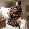 New Winter Warm Women Muffler Shawl Geometric Double Sided Scarf