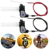 Motorcycle Accrottle Grip Twist Twist Handlebar Cable Set Grips Quick Turn Cabo Kit de Cabo Off-Road Veículos Montanha Motocicletas