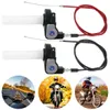 Motorradgasgriffgriff Twist Gasgriff Lenker Kabel Set Griffe Schnelldrehkabel Kabel Kabel Offroad Fahrzeuge Mountain Motorräder