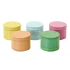 63mm ceramic paint aluminum alloy smoke grinder four layer makaron metal Herb Grinder