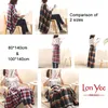 Wearable Blanket Soft Warm Cozy Fleece Shawls Flannel Throw Blankets Button Closure Grid Stripe Lattice Shawl Snuggle Throwing for Sofa Ocean Delivery YL0351