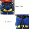 Professional rock Climbing Harnesses safety belt rappel rescue seat cord half body seats security guard band