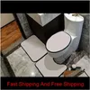 Casual Simple Toilet Seat Covers Set inomhusd￶rrmattor U Mats Suits Eco Friendly Badrum Accessorie Shipping 6Bonc XR8J0
